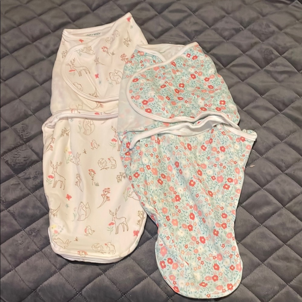 aden + anais Pastel Animal and Floral Swaddle Set